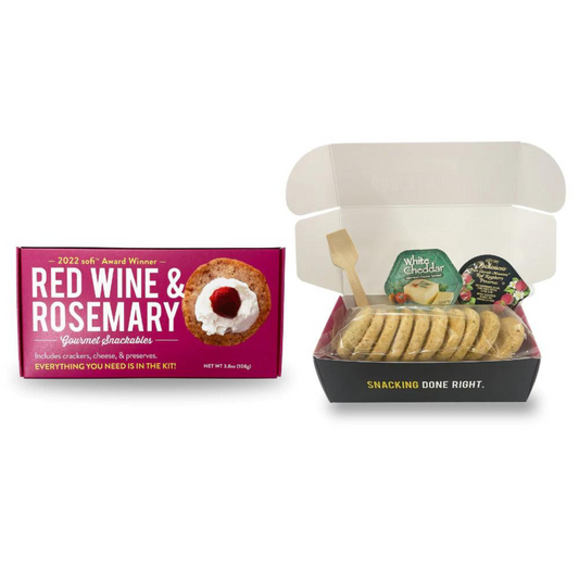 Crackerology Snackable Kits - Red Wine & Rosemary