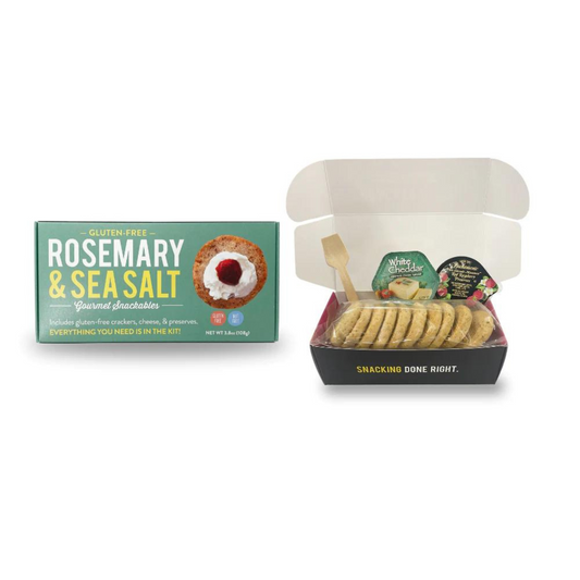 Crackerology Snackable Kits - Rosemary & Sea Salt (Gluten + Nut Free)