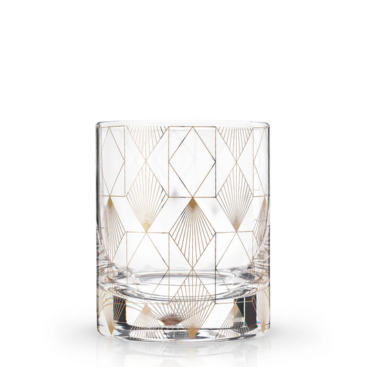 Deco Tumbler Glass