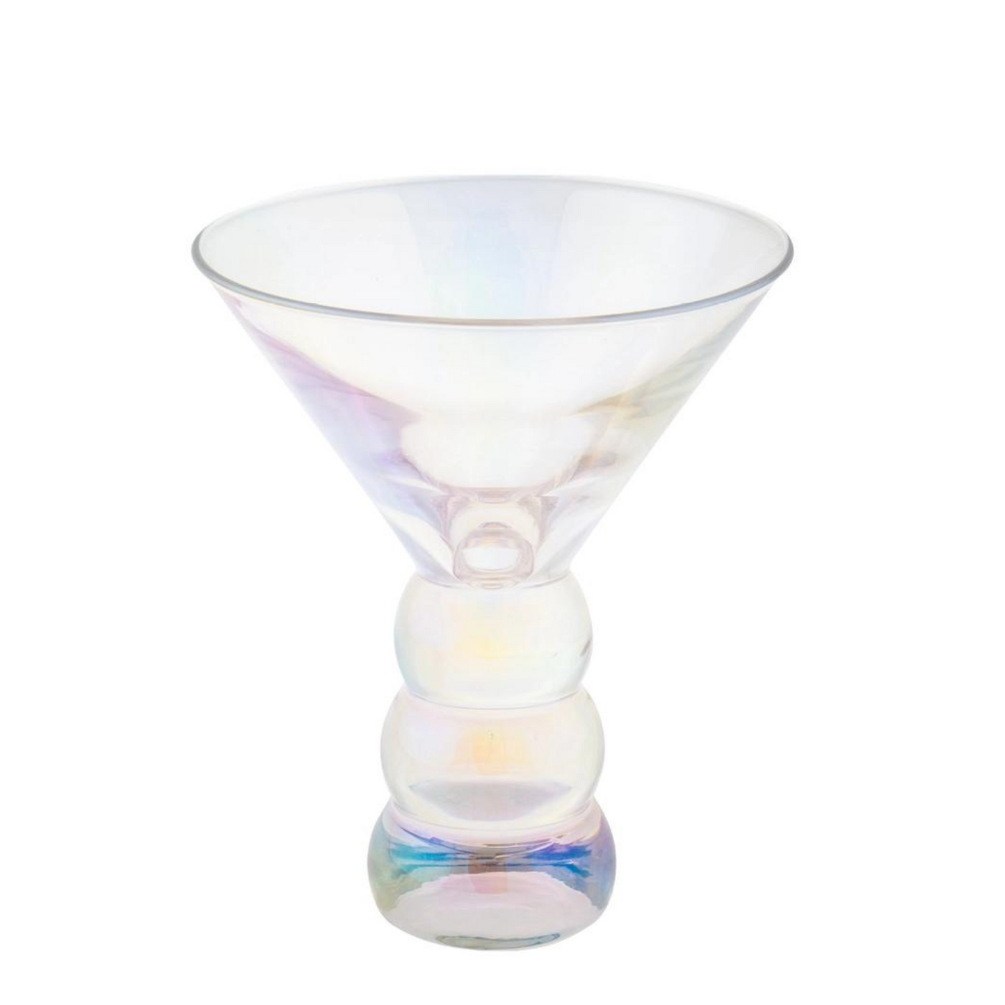 Lexi Martini Glass | Irredescent