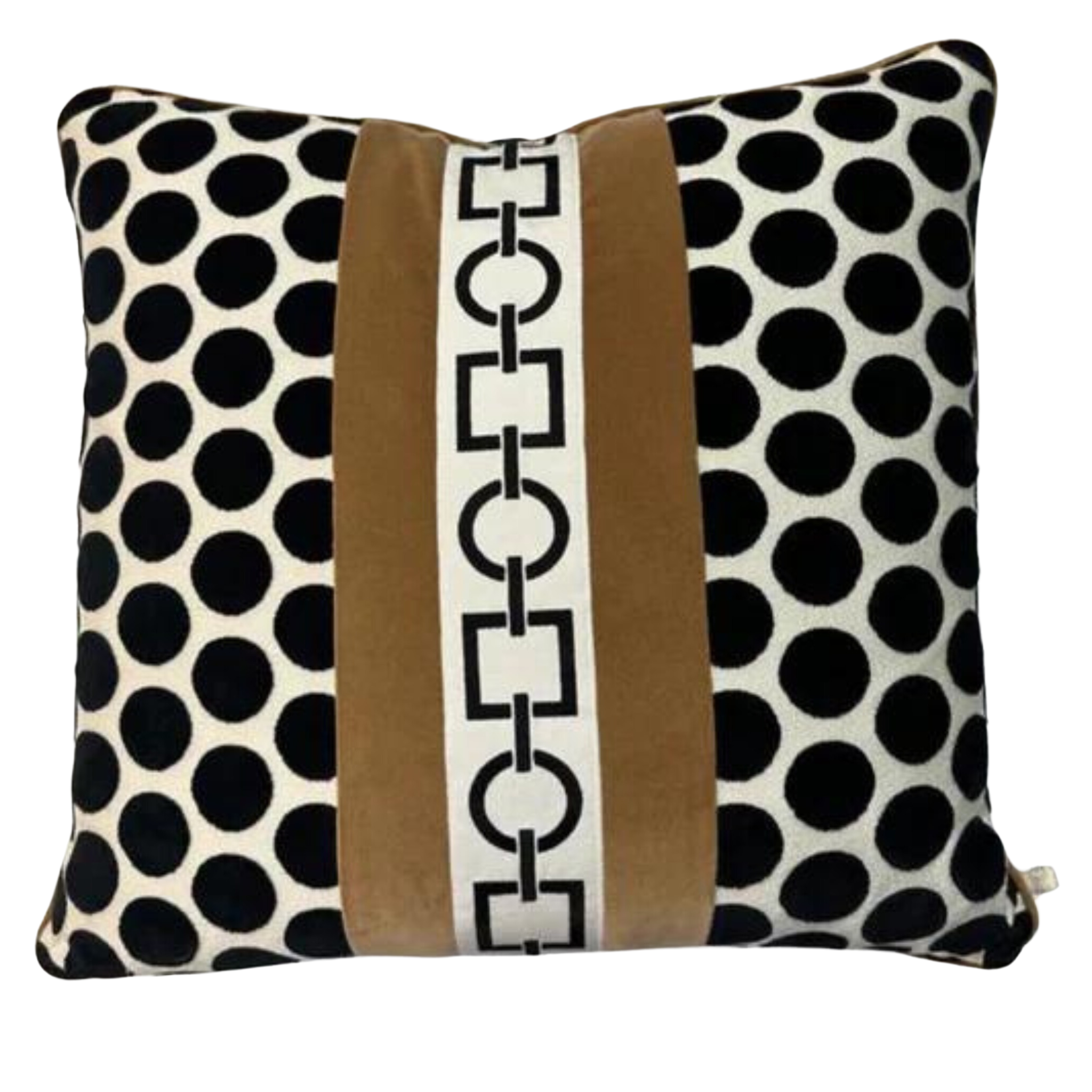 Chic Harmony Chain Accent Pillow