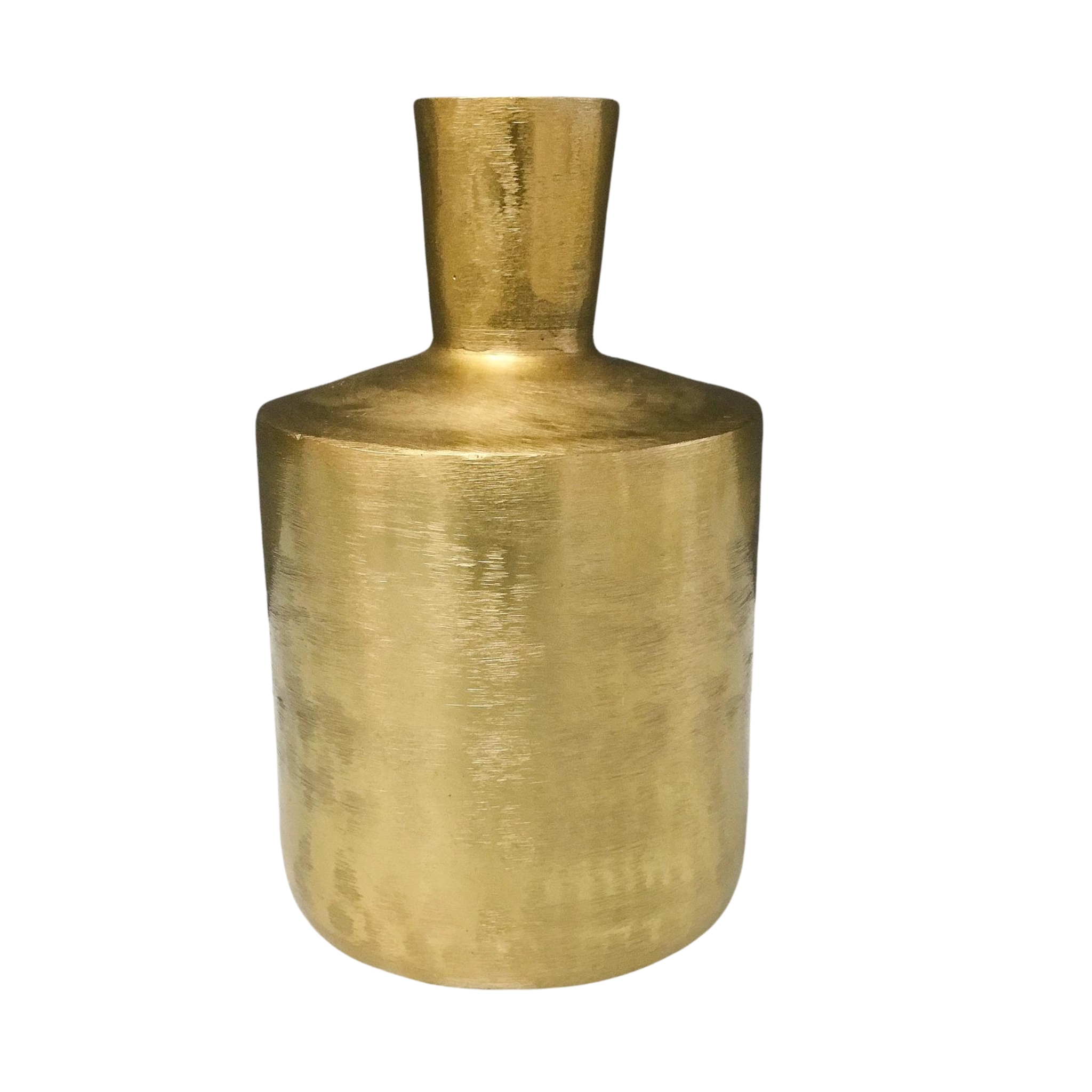 Gold Etched Flower Vase | Large