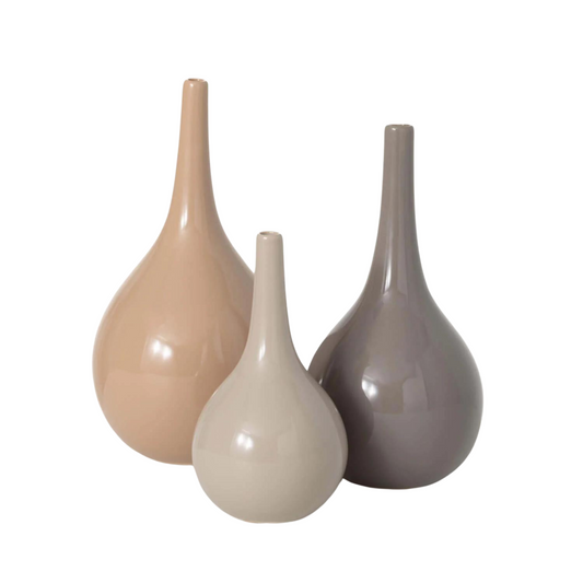 Earth Tone Glazed Vase (3 Size Options)