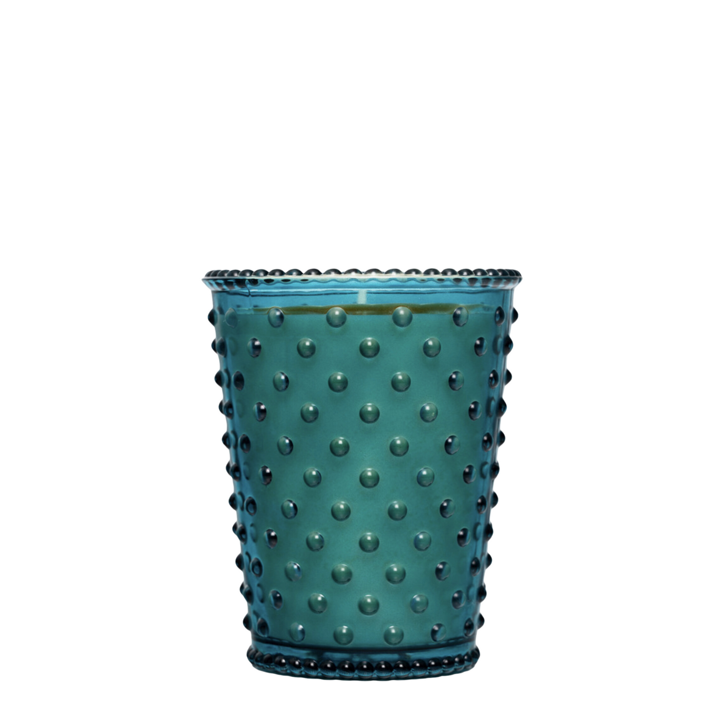 Spanish Lime Hobnail Glass Candle - 16 oz