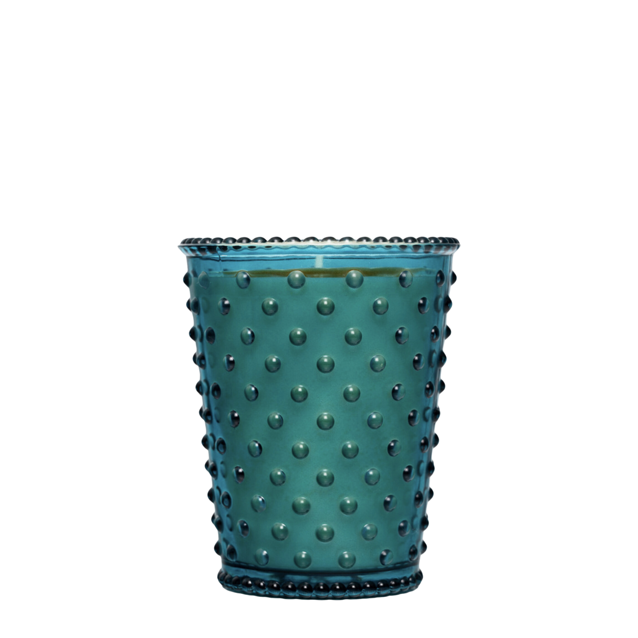 Spanish Lime Hobnail Glass Candle | 16 oz