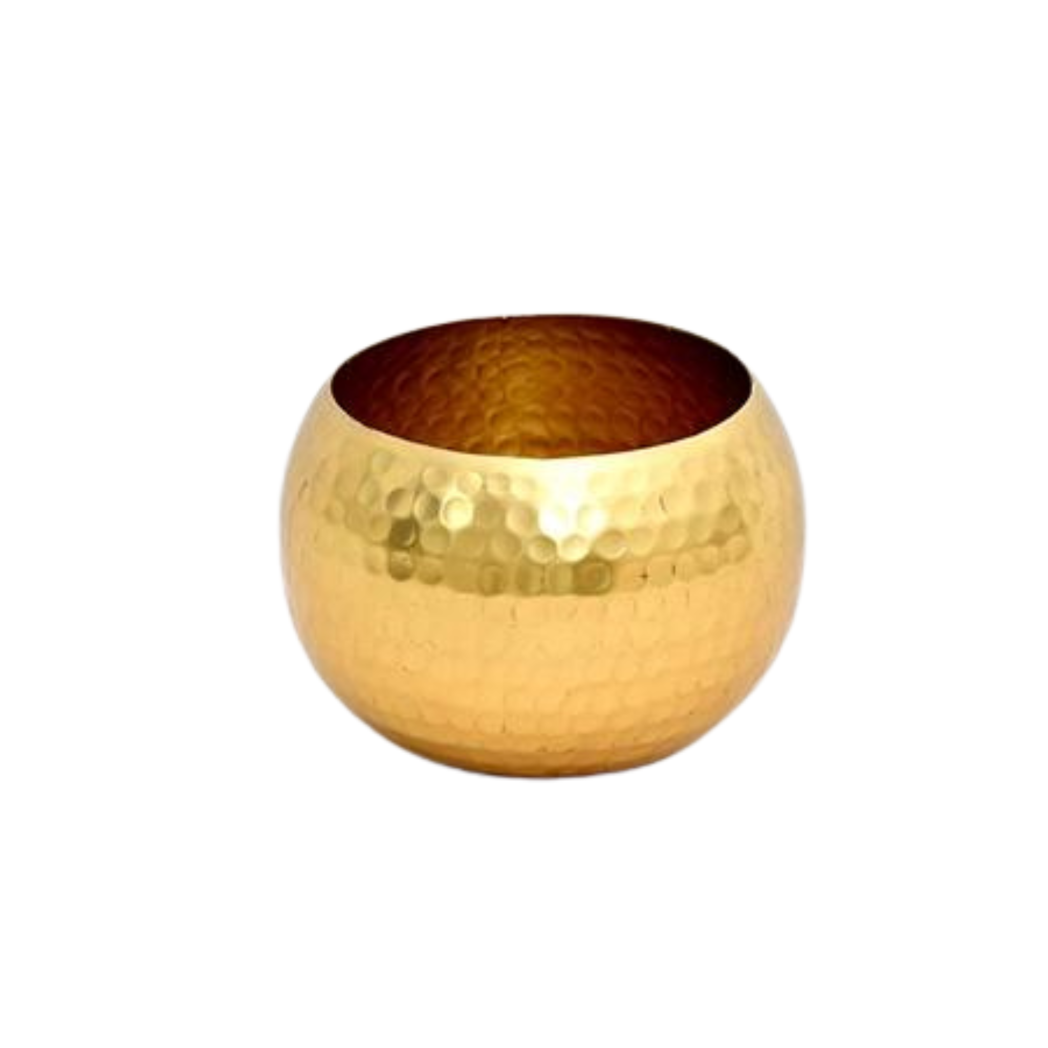 Gold Hammered Bowl