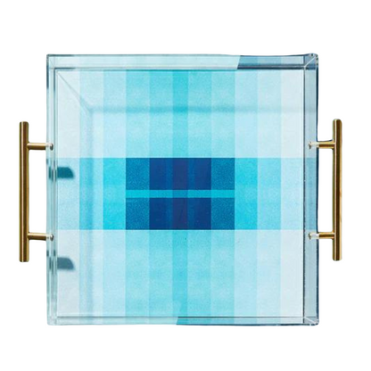 Color Space 30 Acrylic Tray With Gold Handles