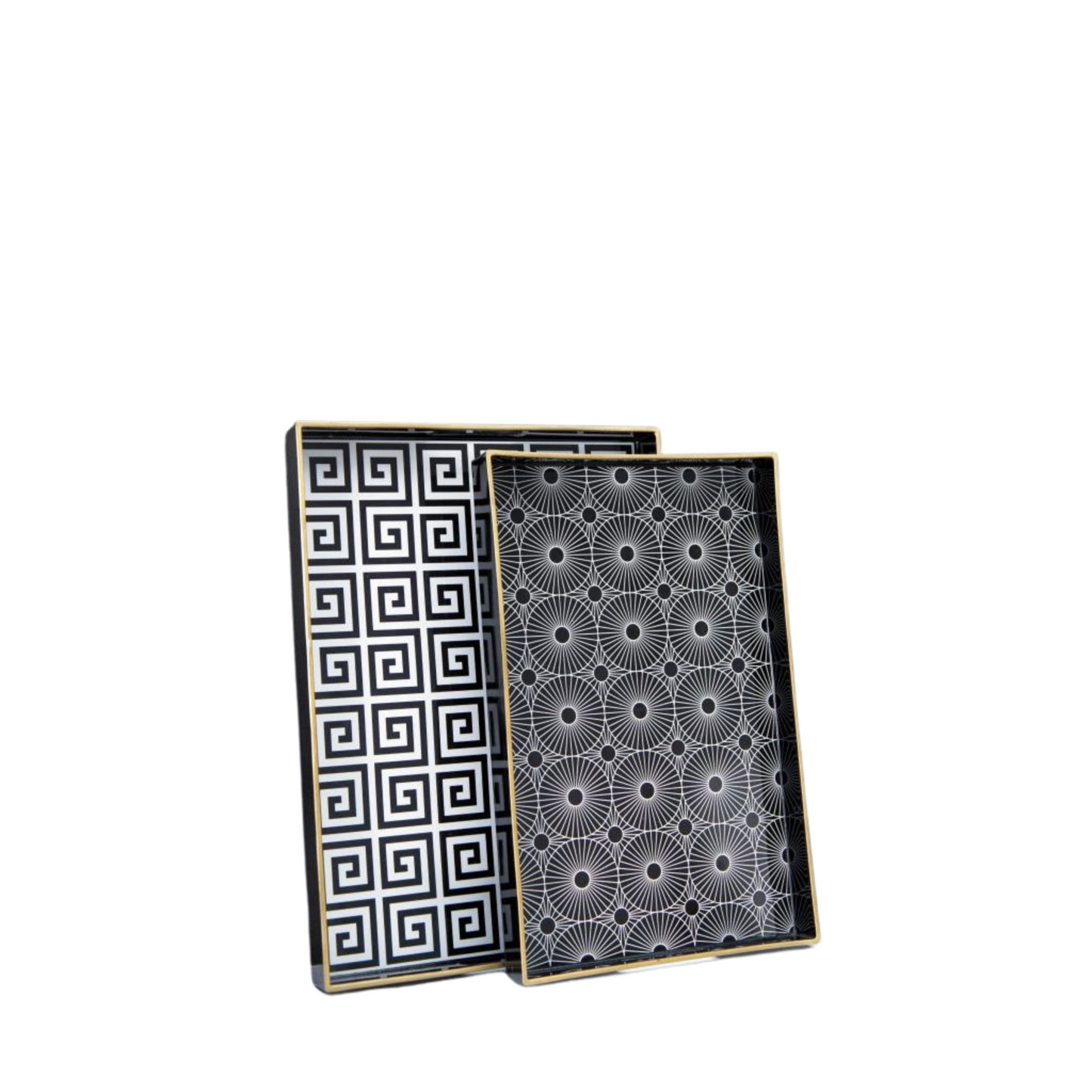 Black & White Rectangle Decorative Tray (2 Design & Size Options)