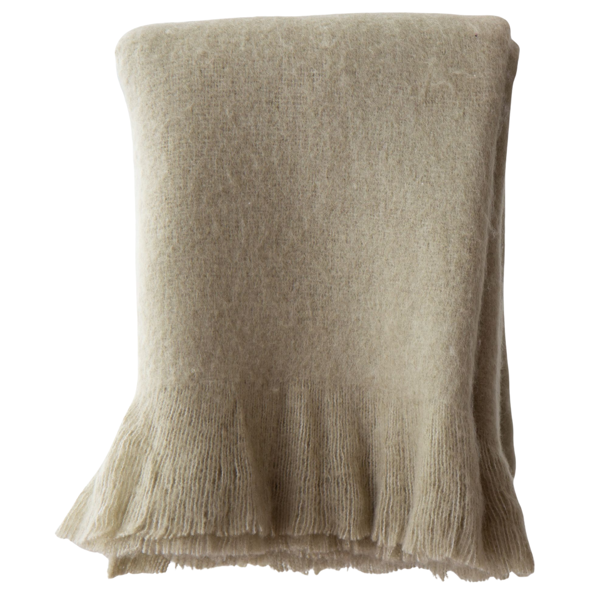 Adley Faux Mohair Throw | Sage