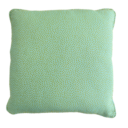 Green Onaga Spotted Accent Pillow | 22"x22"