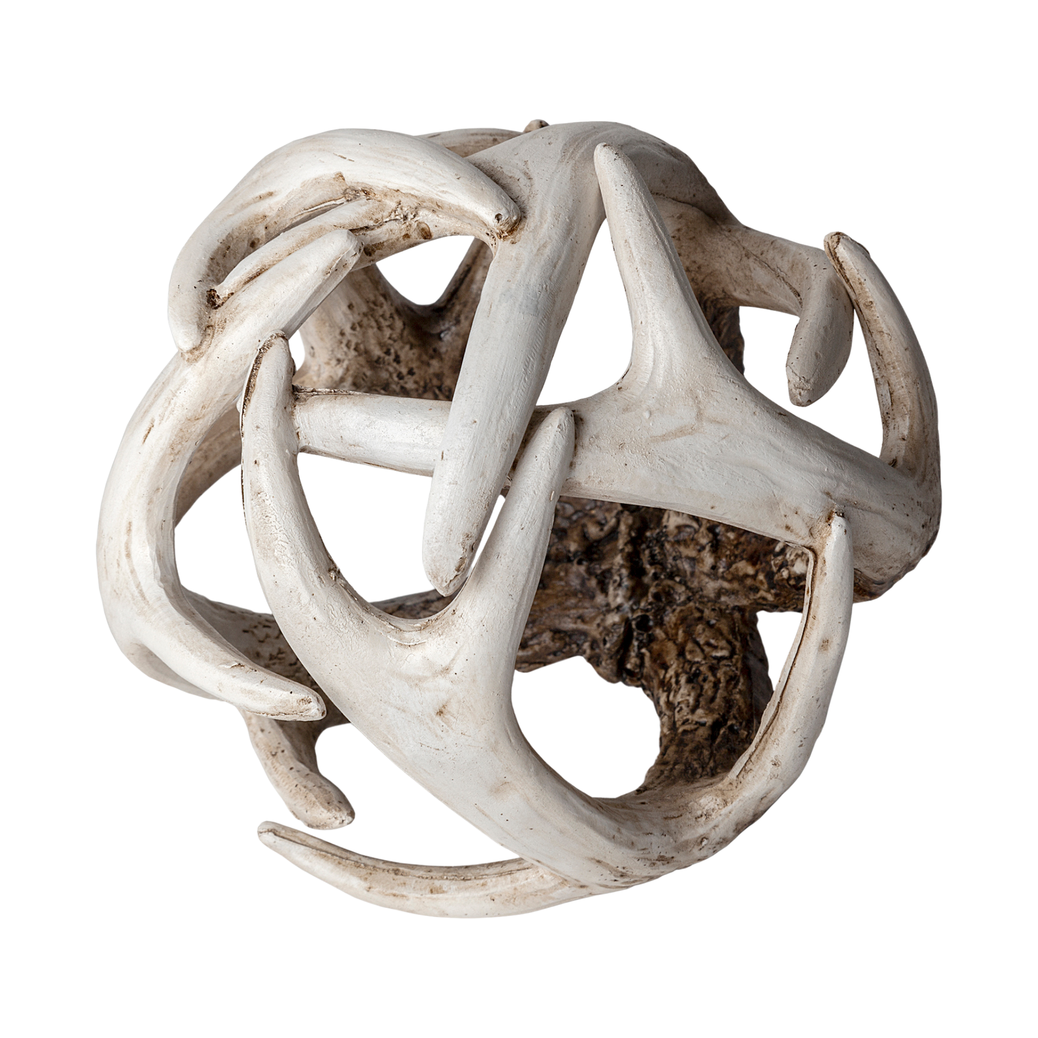 Brown Antler Shaped Resin Orb