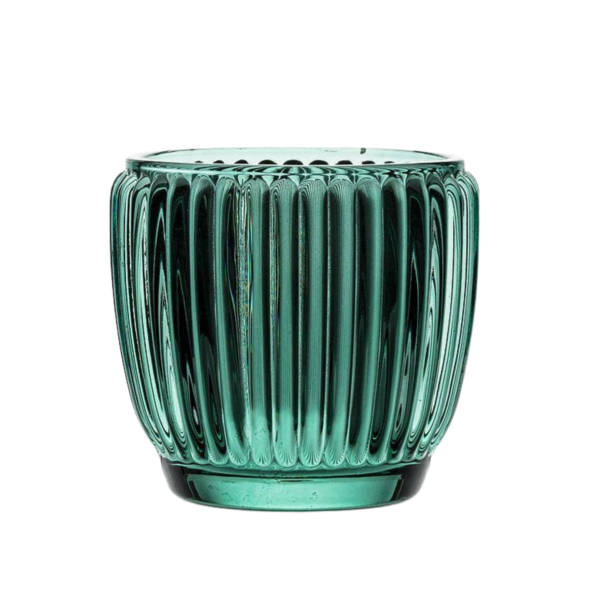 Ribbed Votive | Green