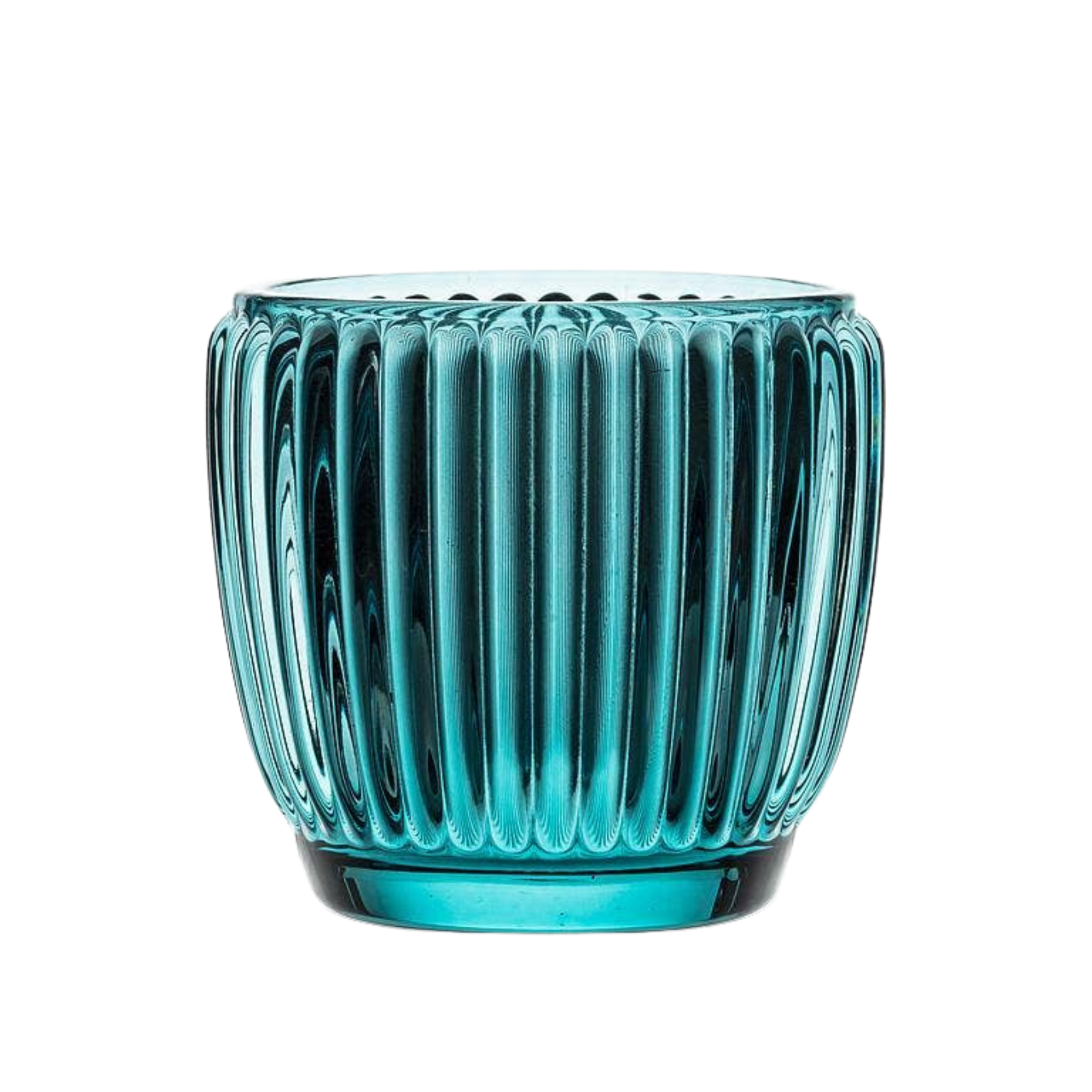 Ribbed Votive | Navy