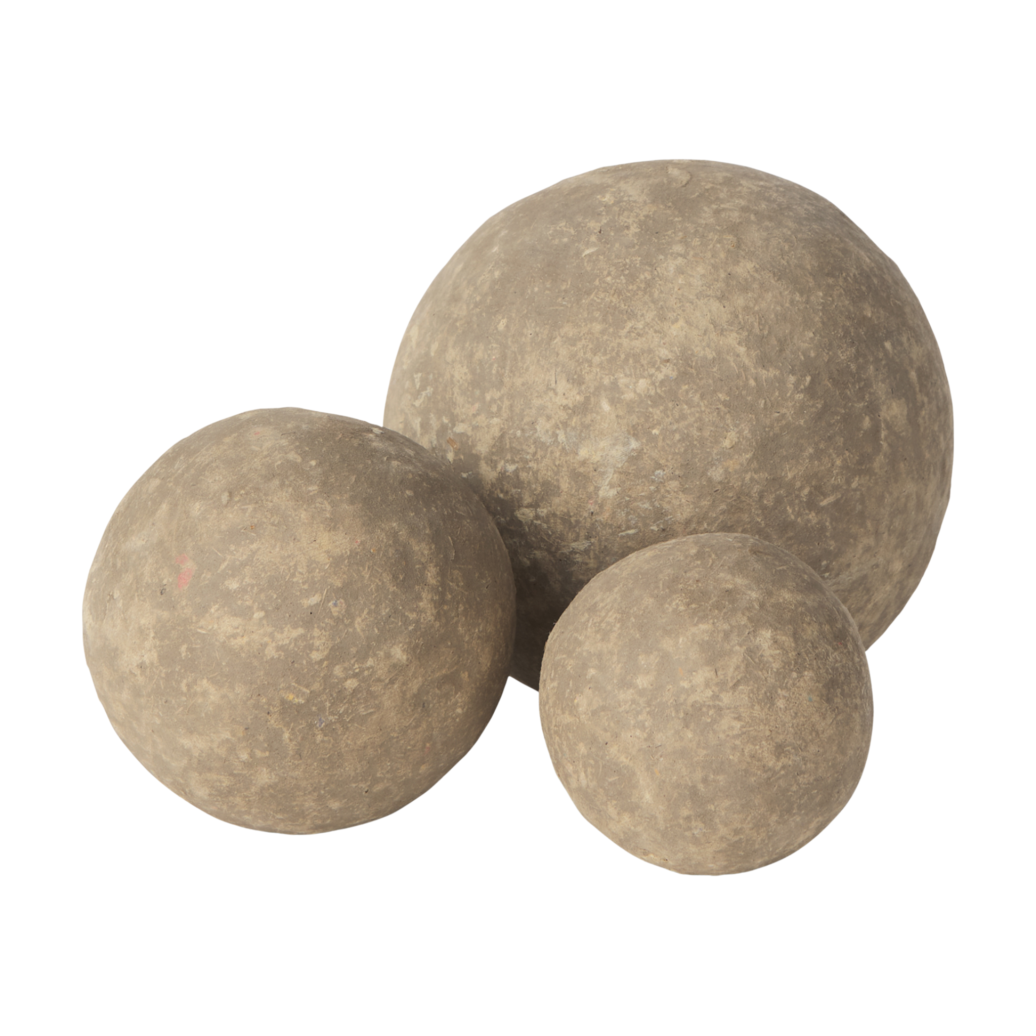 Sunita Grey Paper Mache Orbs | 3 sizes