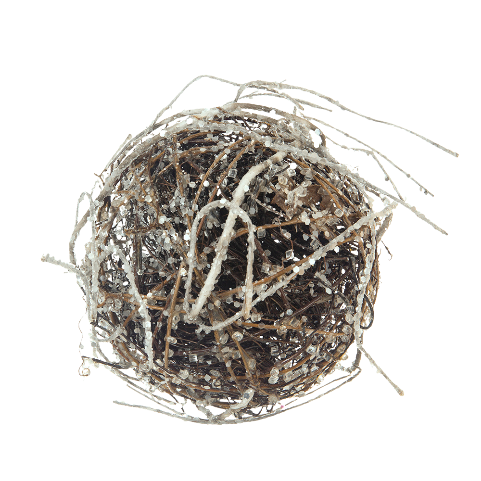 Iced Twig Ball | 5"