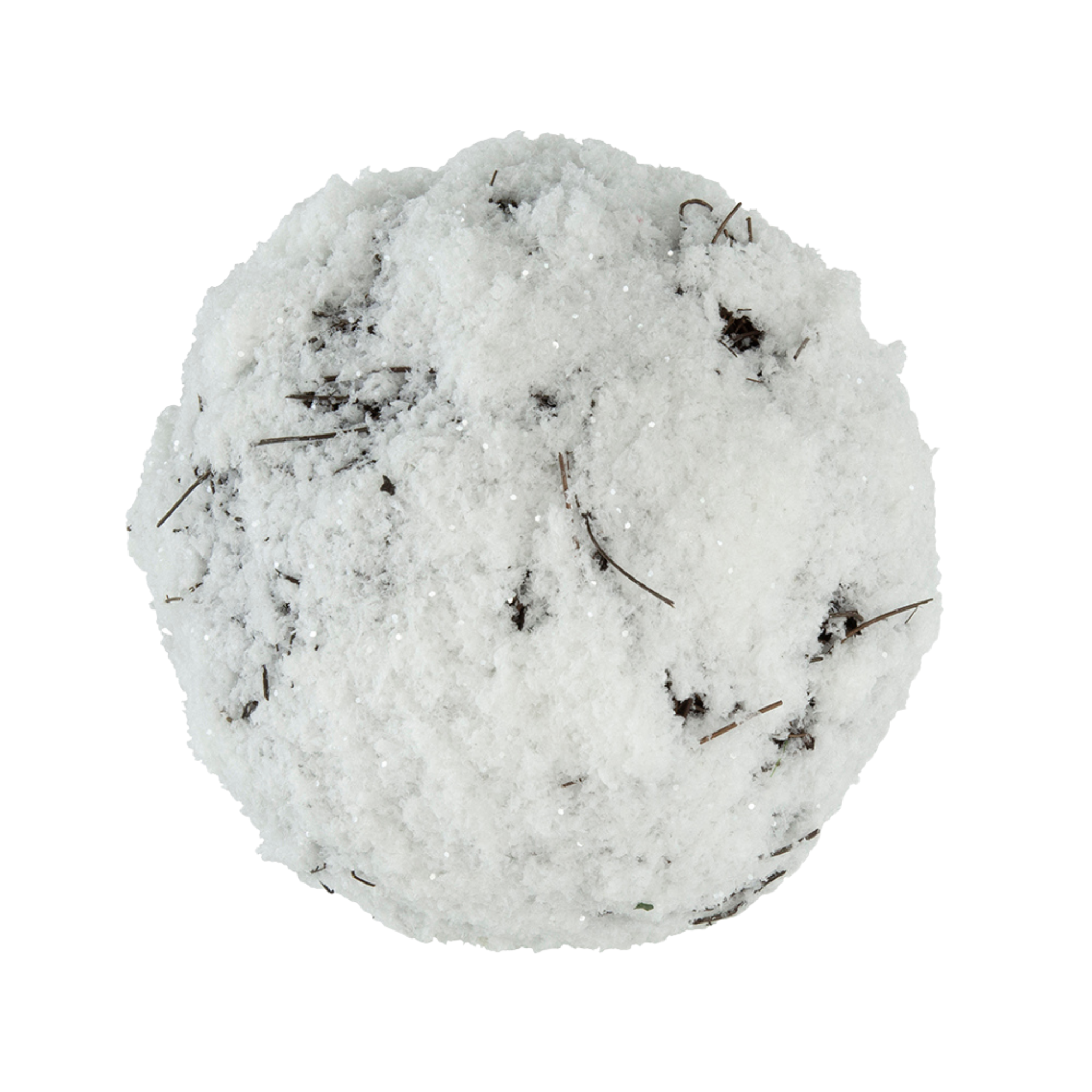 White Snowball Ornament | 6"