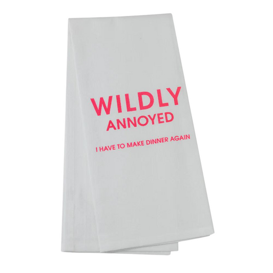 Tea Towel | Wildly Annoyed