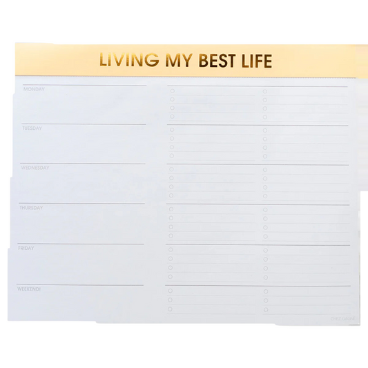 Living My Best Life Weekly Planner