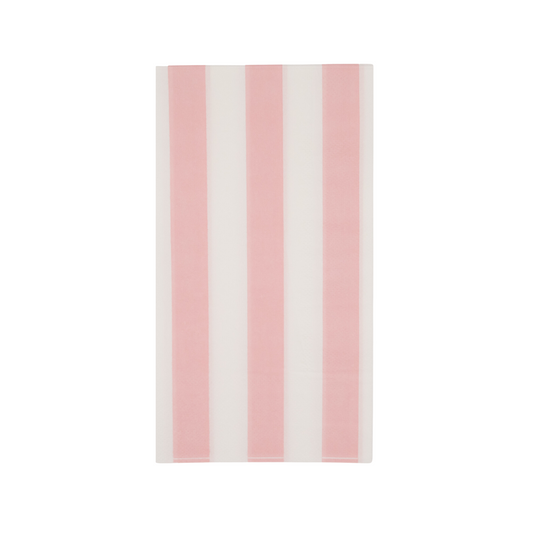 Petal Pink Cabana Stripe Guest Towels