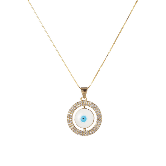 Isla Evil Eye Pendant Necklace