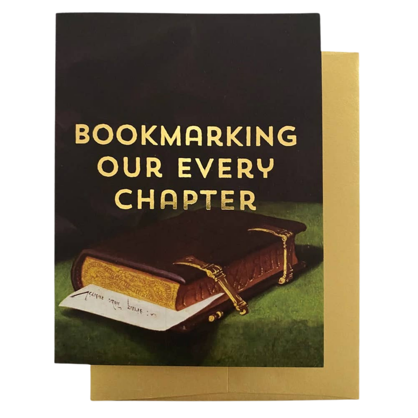 Bookmarking Our Every Chapter Greeting Card