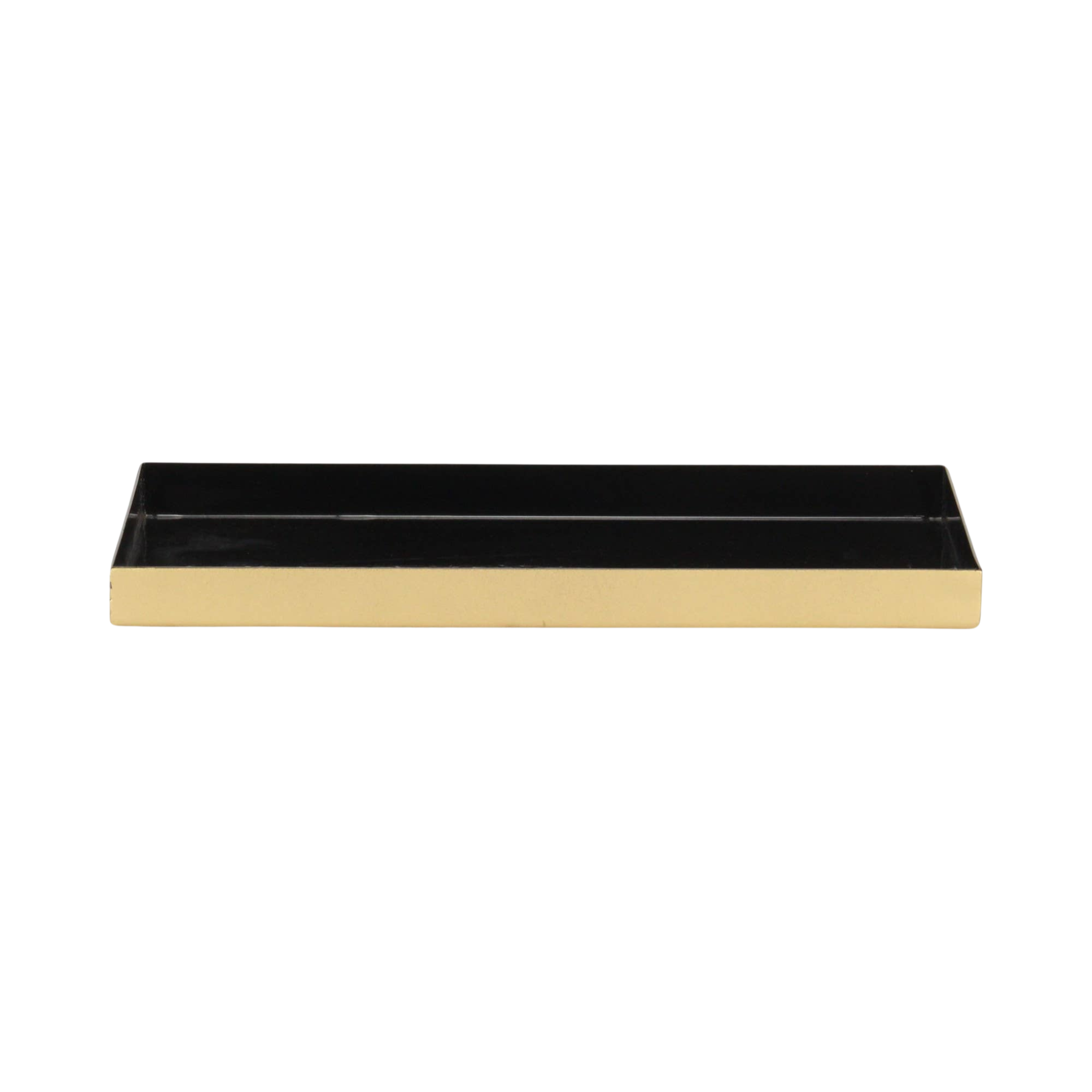 Rectangle Decor Tray | Black and Gold