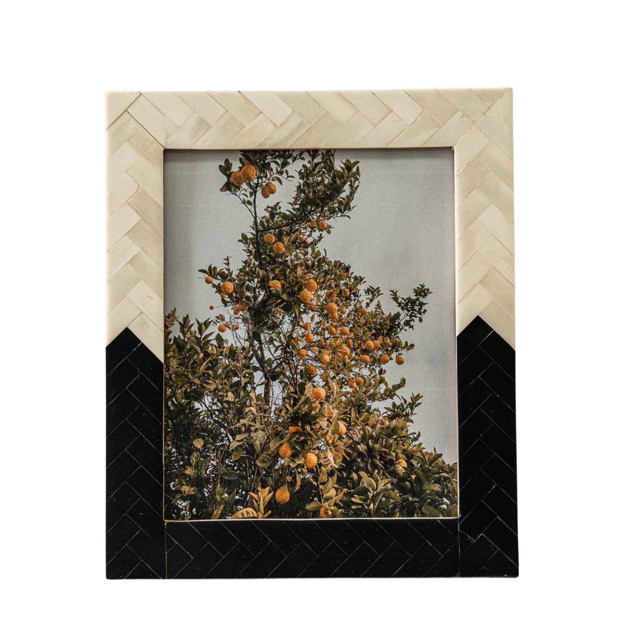 Chevron Bone Photo Frame | 8" x 10"