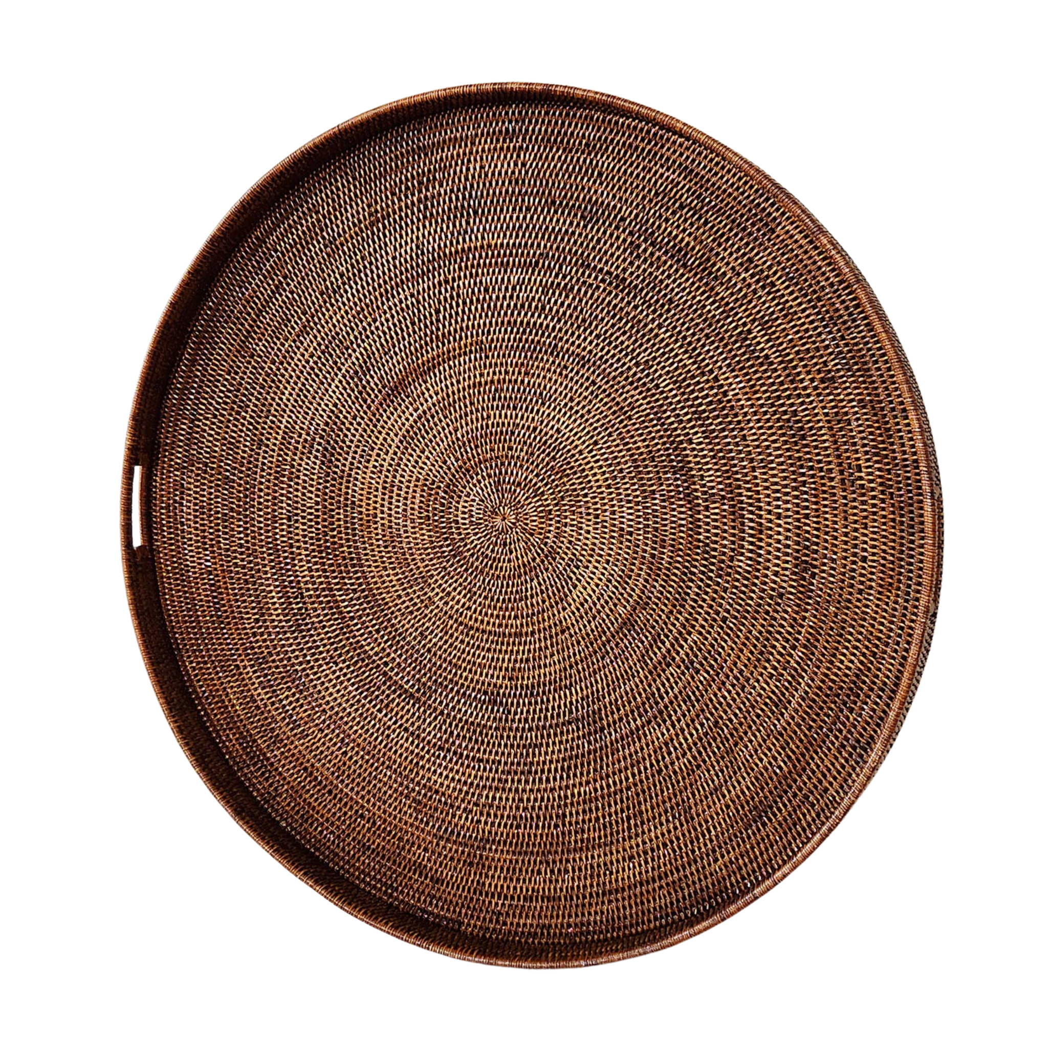 Round Tray | Antique Brown