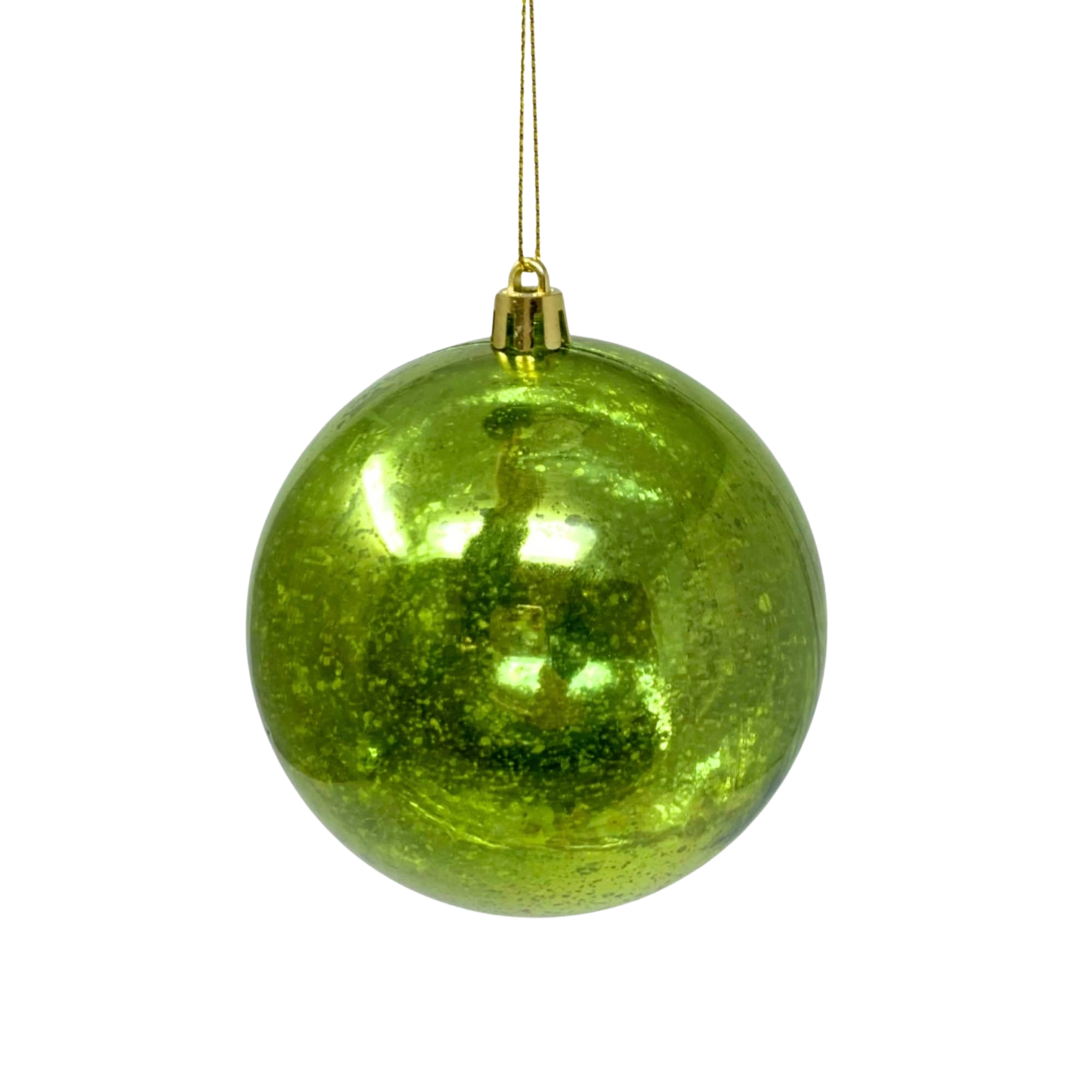 Shiny Mercury Ball Christmas Ornament | 4"