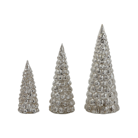 Silver Mercury Glass Tree