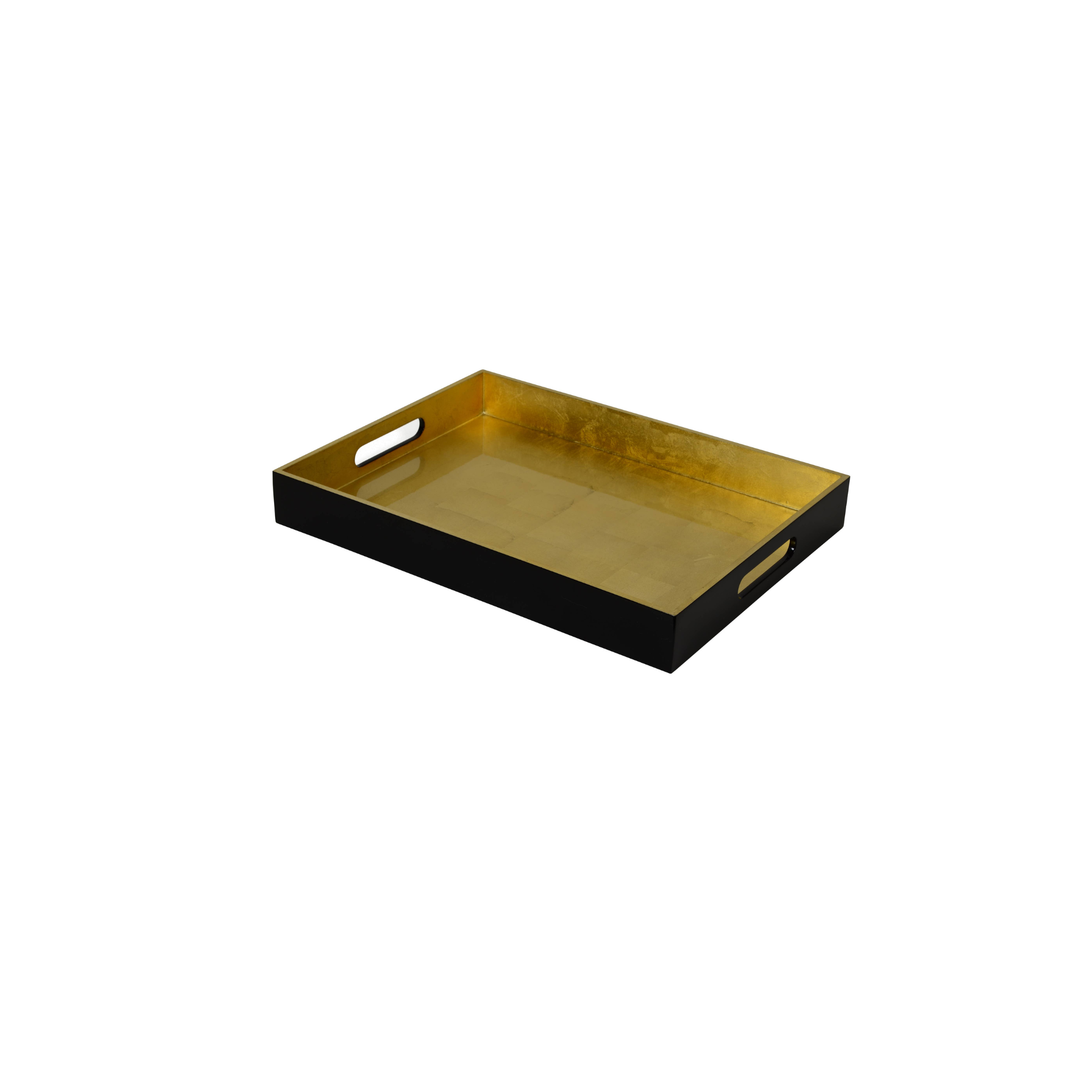 Serving Tray | Medium | Gold & Black