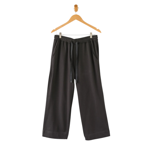 Frenchie Wide Leg Pant | Charcoal