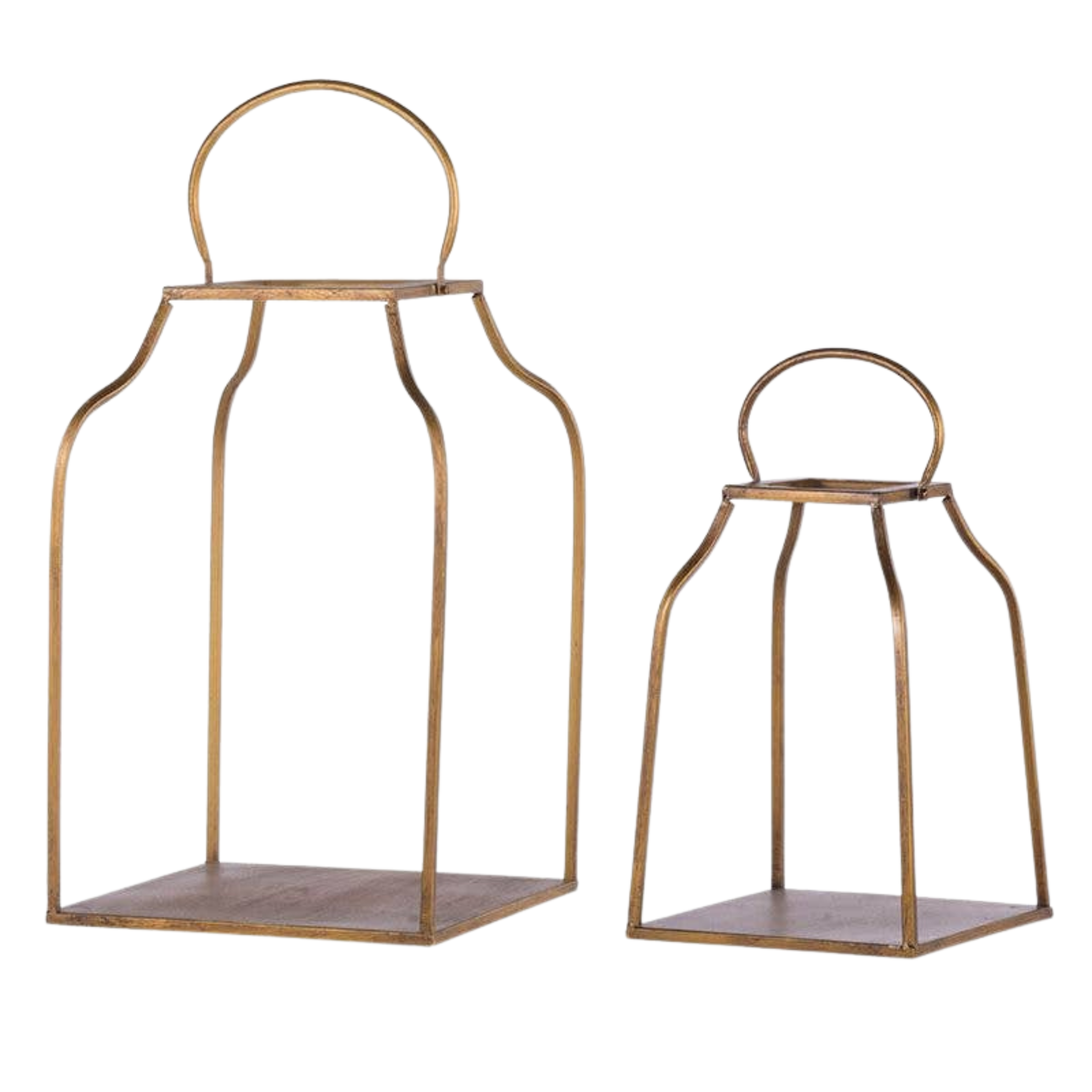 Open Concept Bronze Lanterns | 2 Sizes