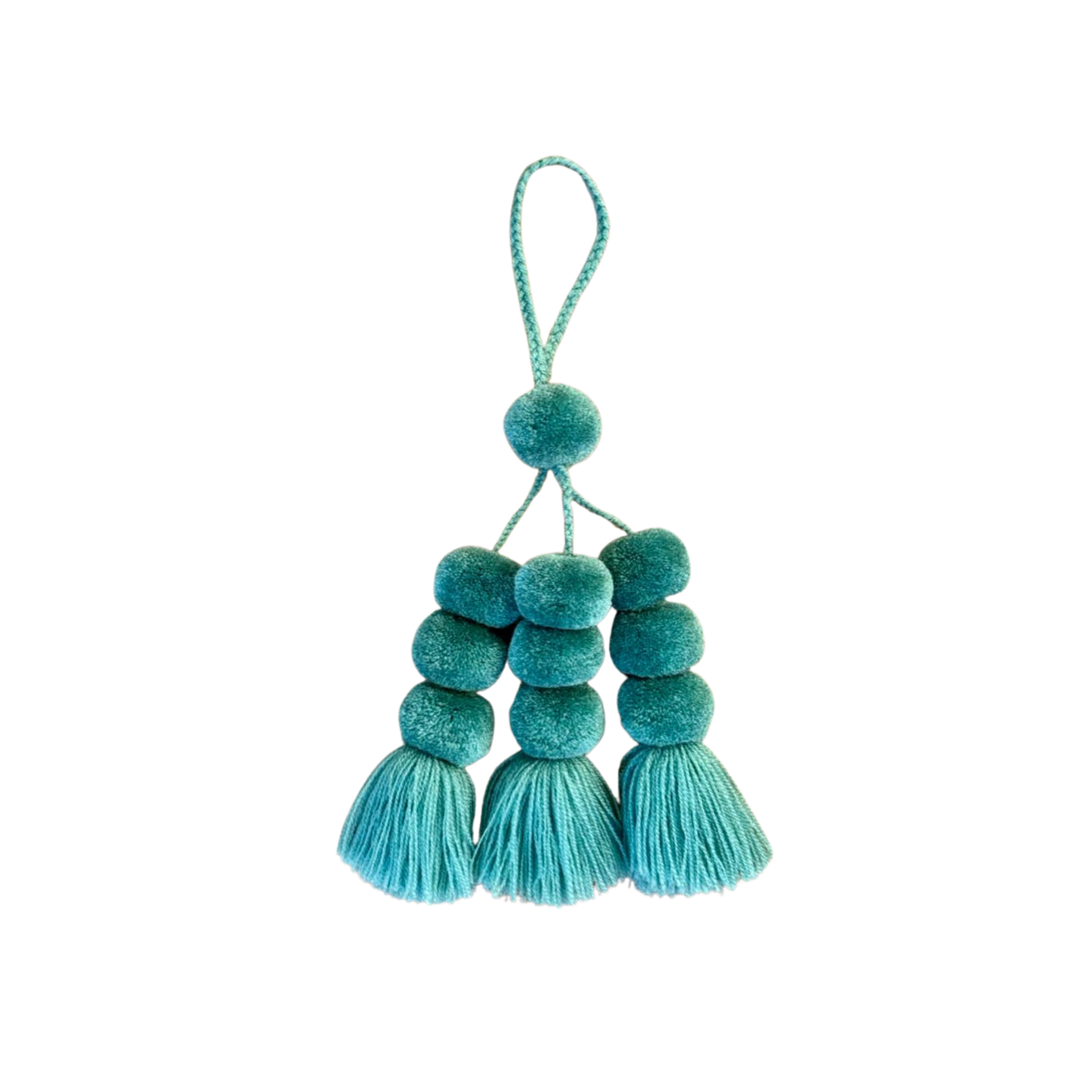 Three Strand Pompoms | Ocean