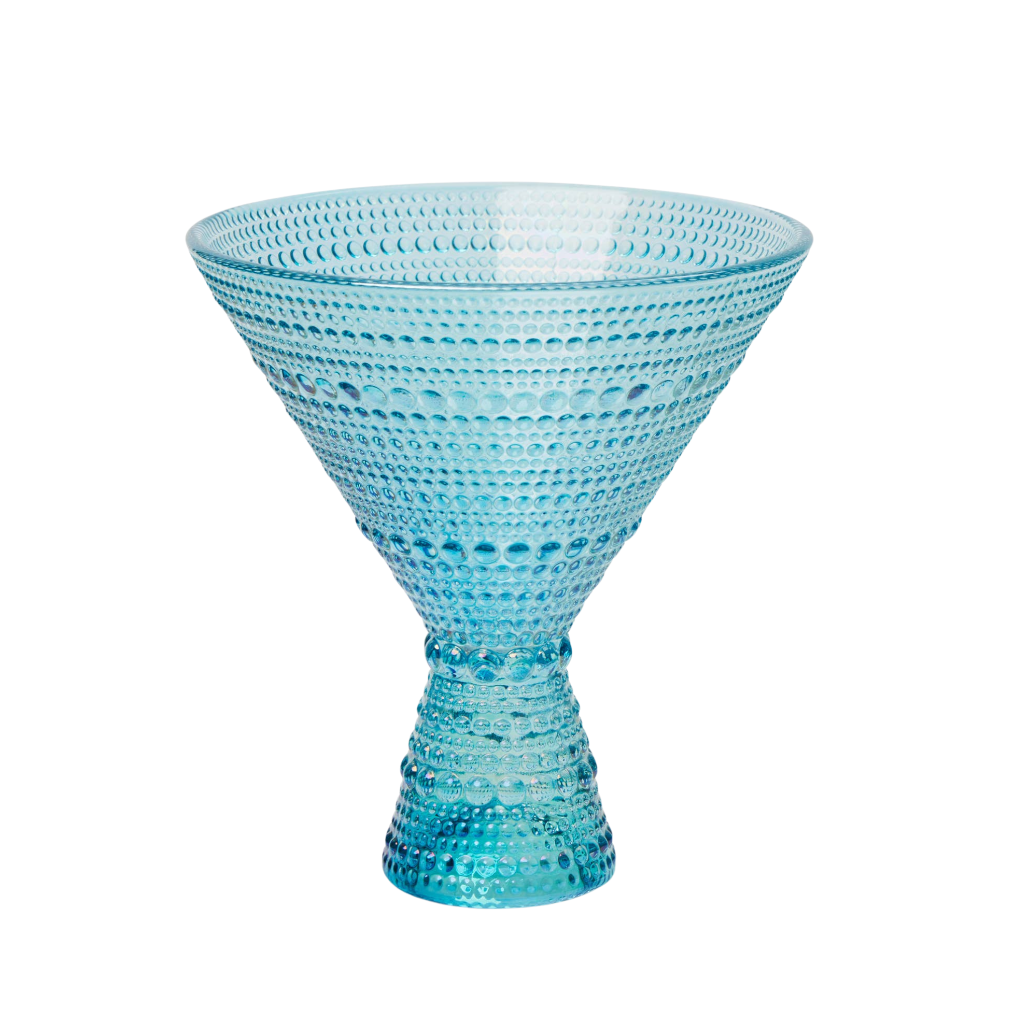 Dotted Martini Glass | Blue