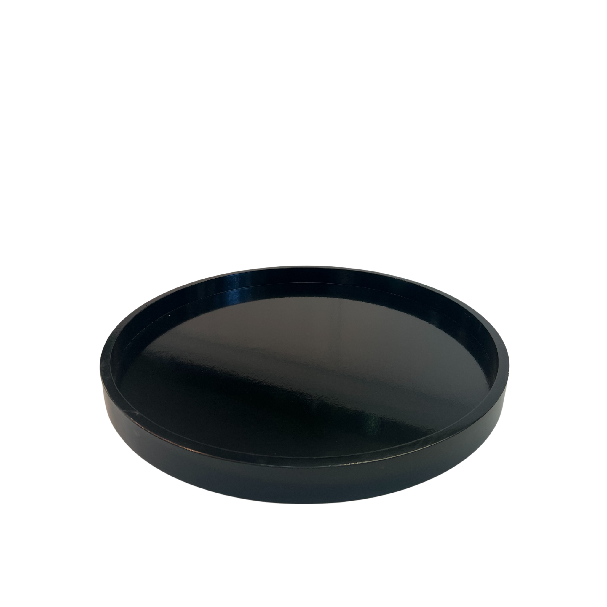 Large Round Tray | Black