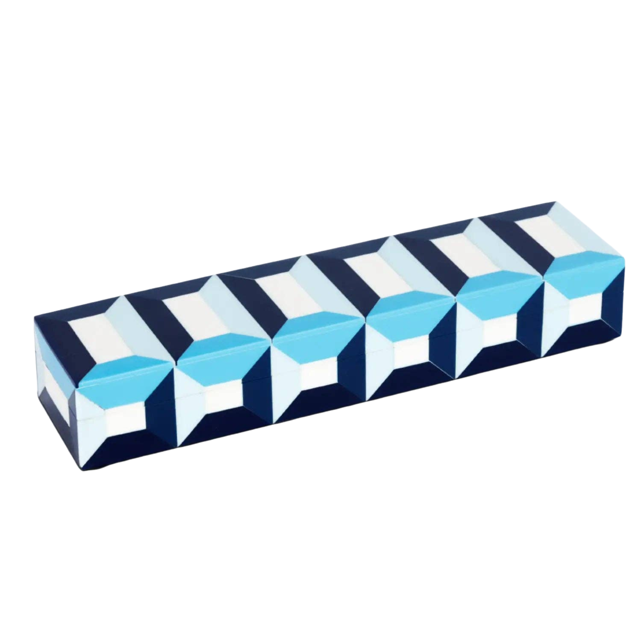 Modern Blue, Black & White Box | 10" x 4.5"