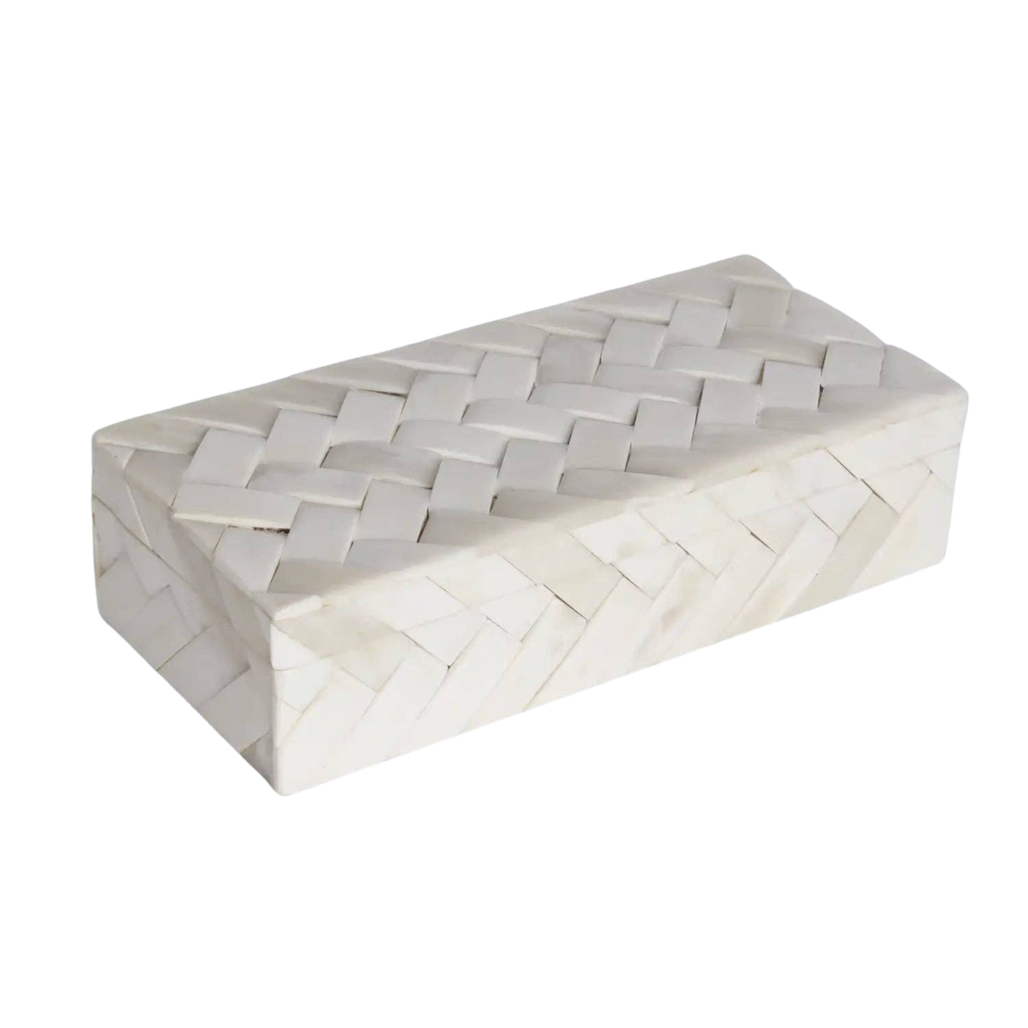 Decorative Box Ivory Braid | 2 Sizes