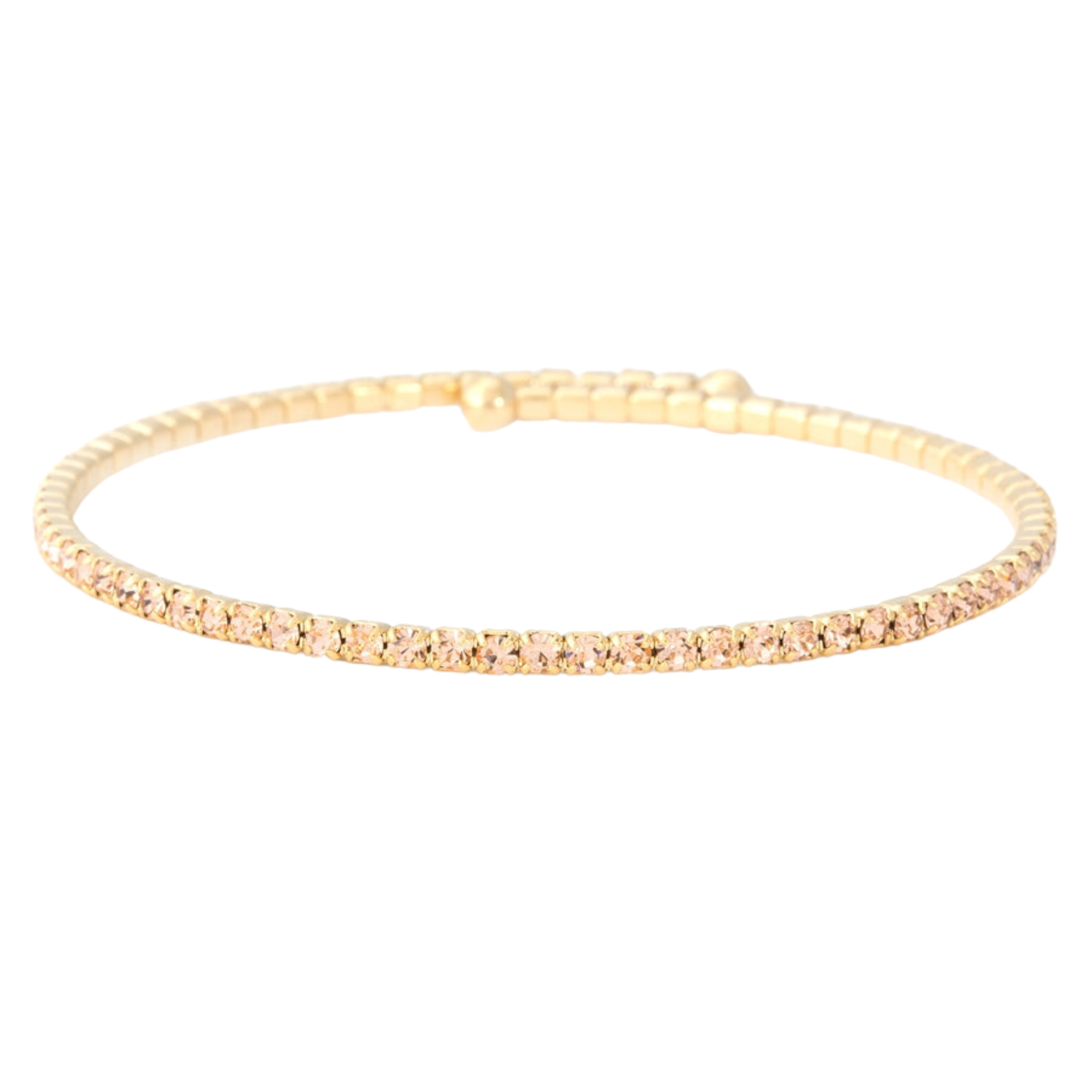 Peach Bangle | Gold