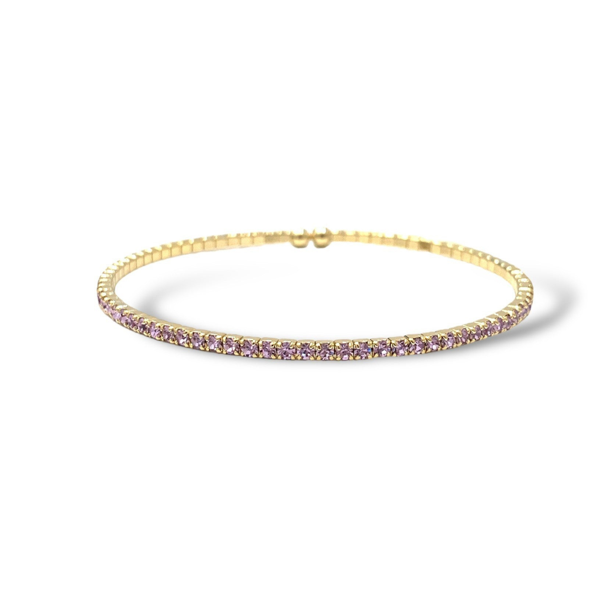 Single Row Bangle | Lilac