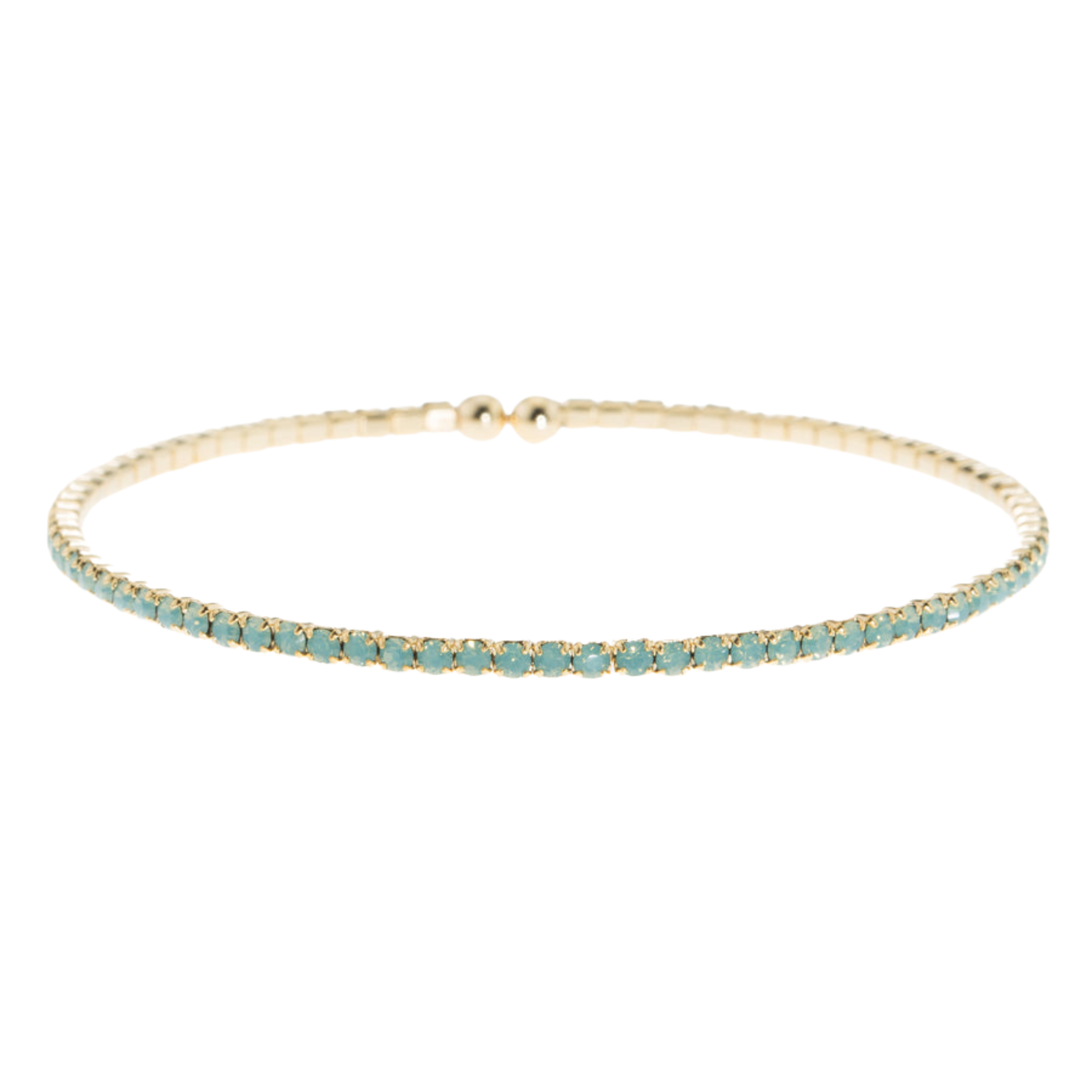 Green Opal Swarovski Bangle