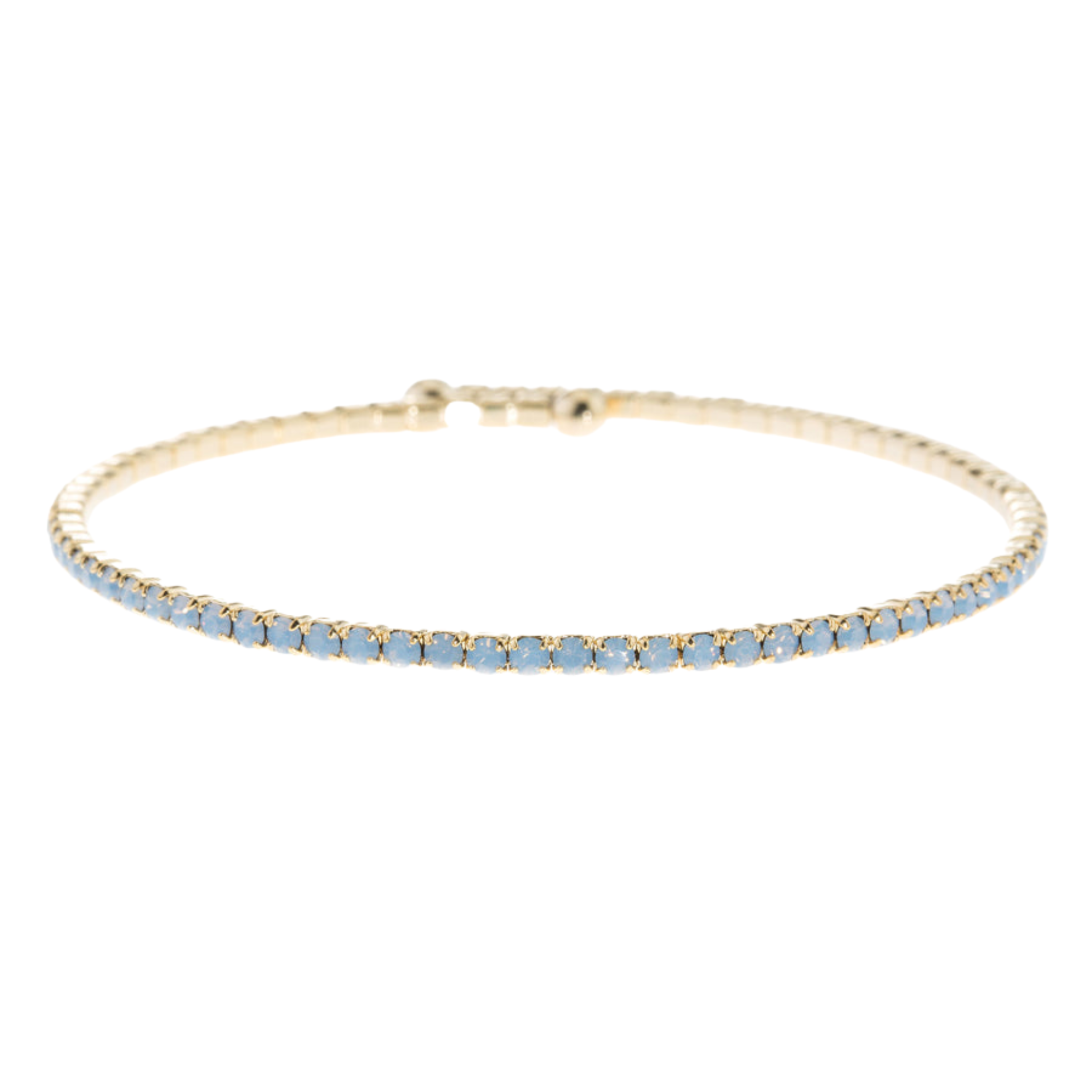 Blue Opal Swarovski Bangle