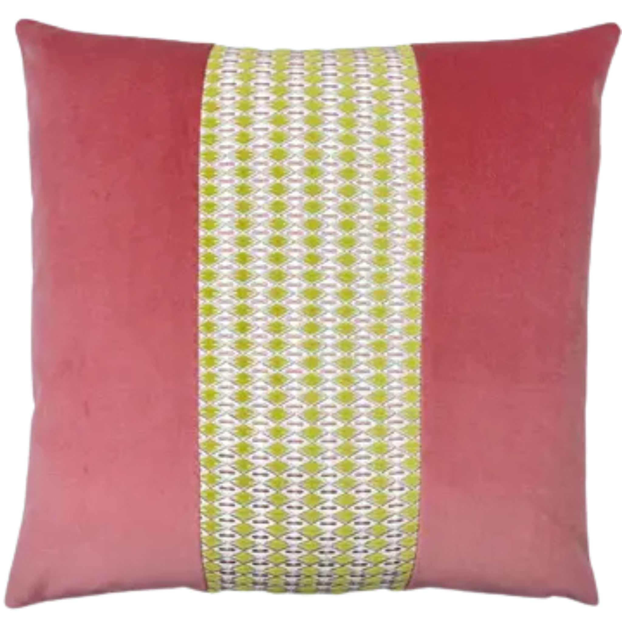 Sutton Shimmery Coral Pillow | 22" x 22"