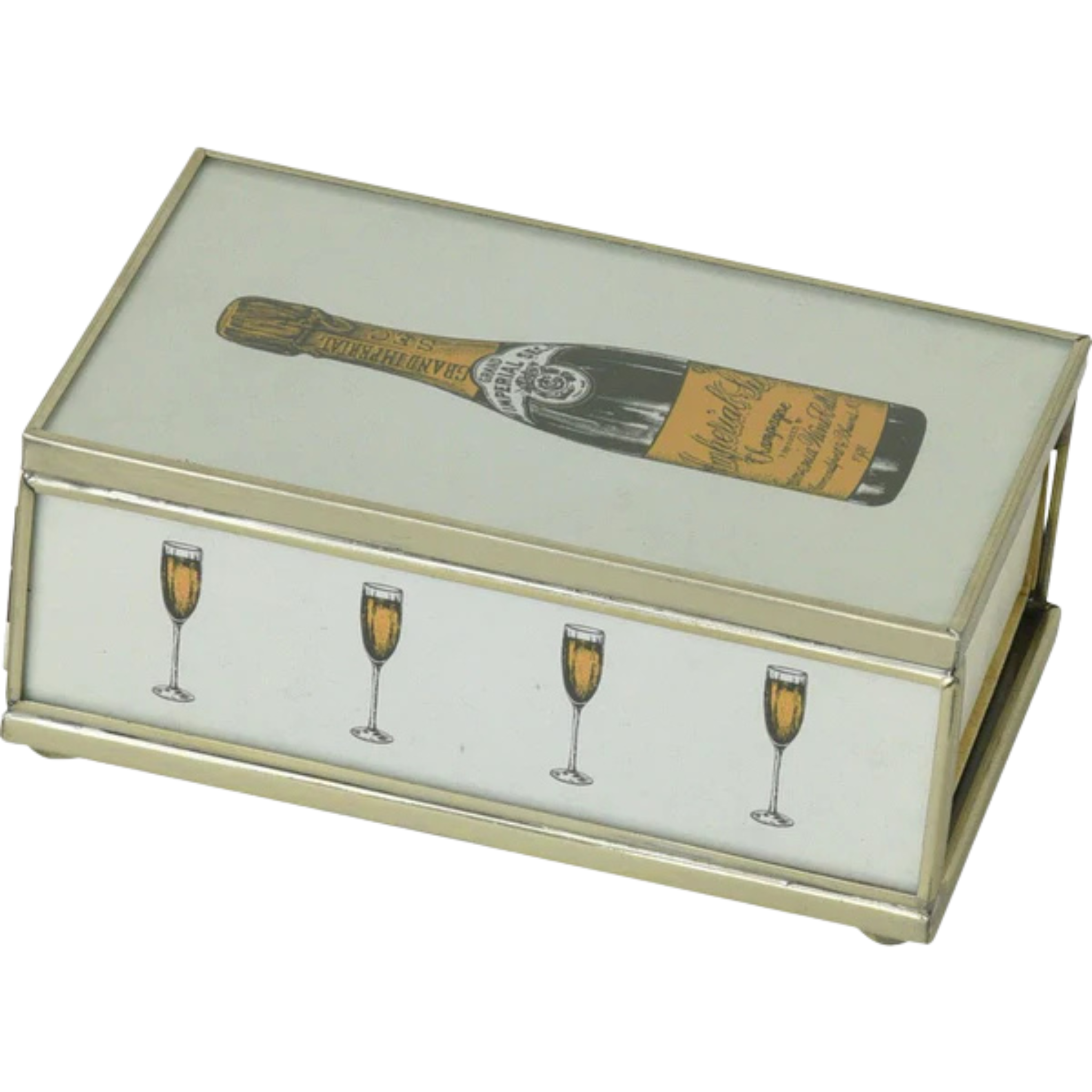 Champagne Bottle Matchbox Cover