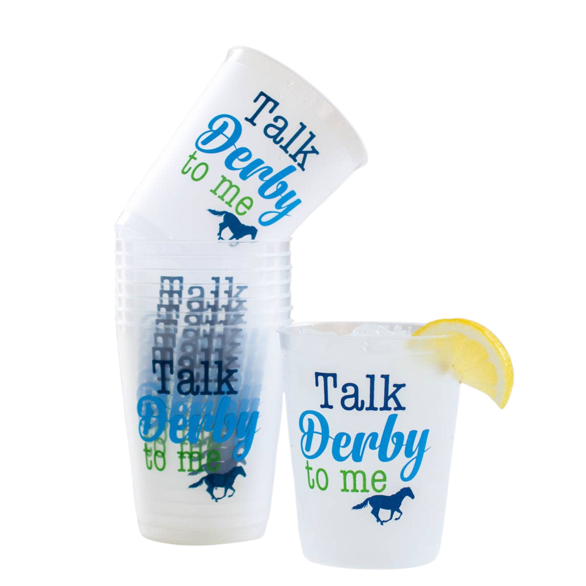 Talk Derby To Me Party Cups | Set Of 10