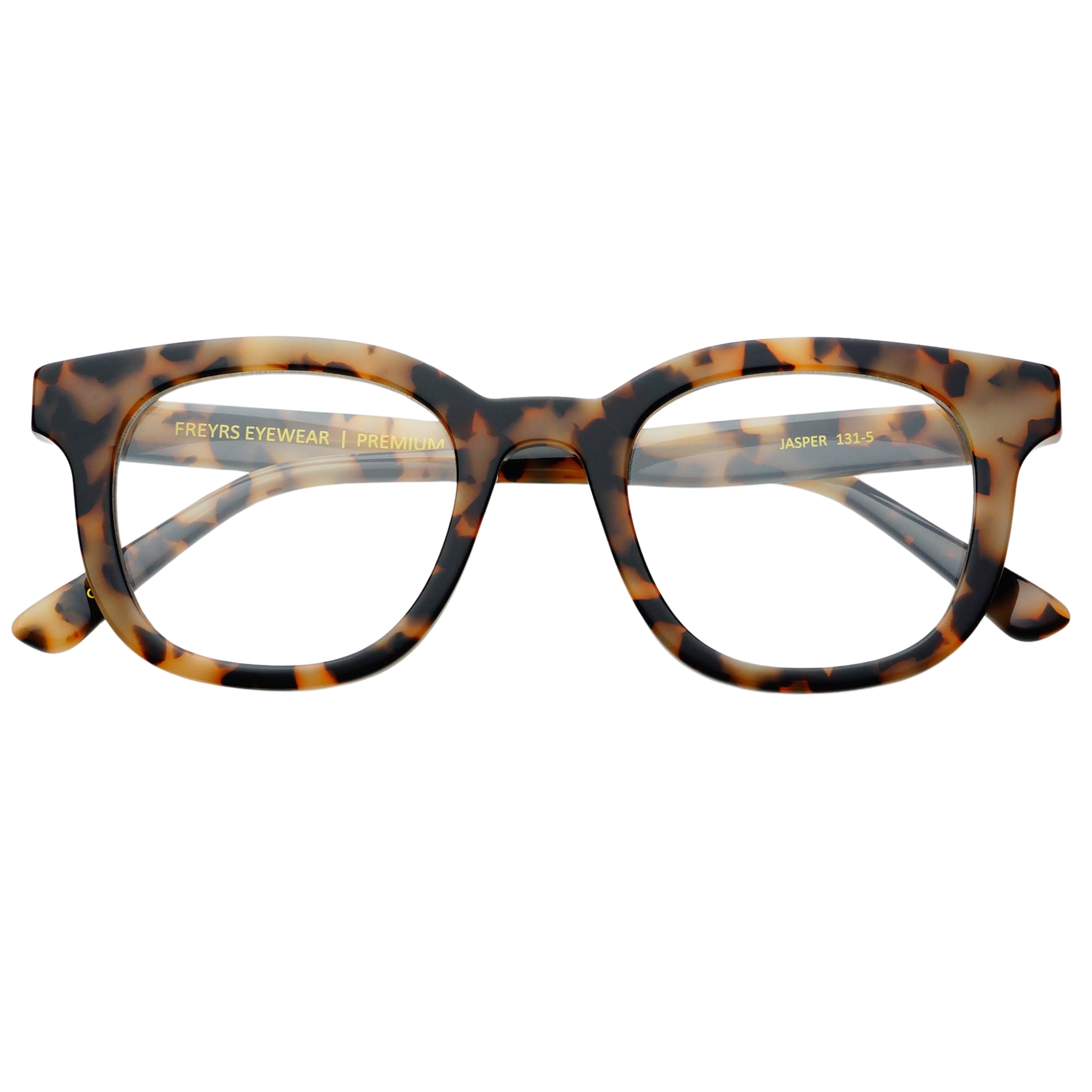 Jasper Blue Light Reading Glasses | Milky Tortoise +2.5