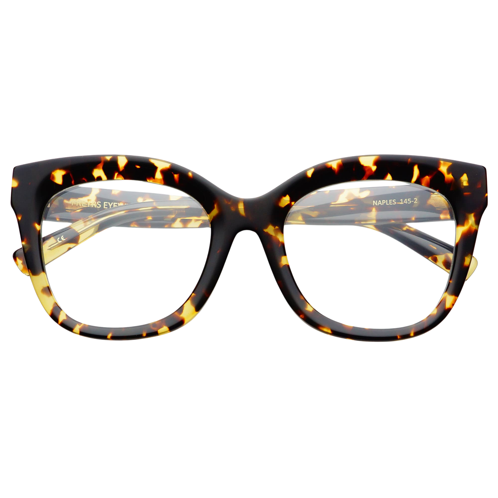 Naples Blue Light Reading Glasses | Tortoise +2