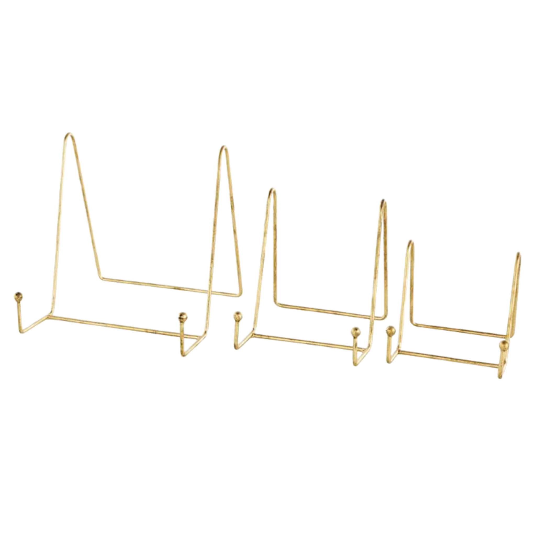 Gold Wide Triangle Tabletop Easel | 3 sizes