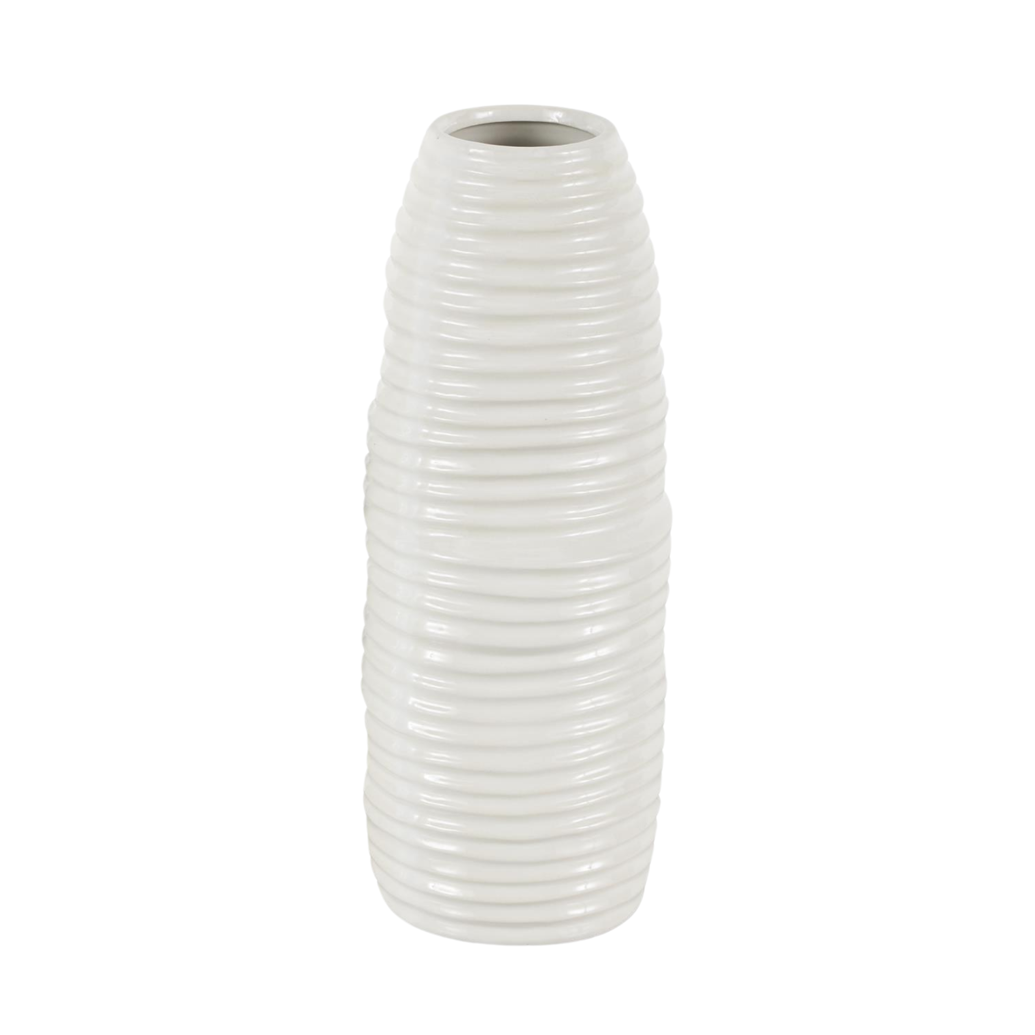 White Ceramic Dimensional Vase | 3 Styles