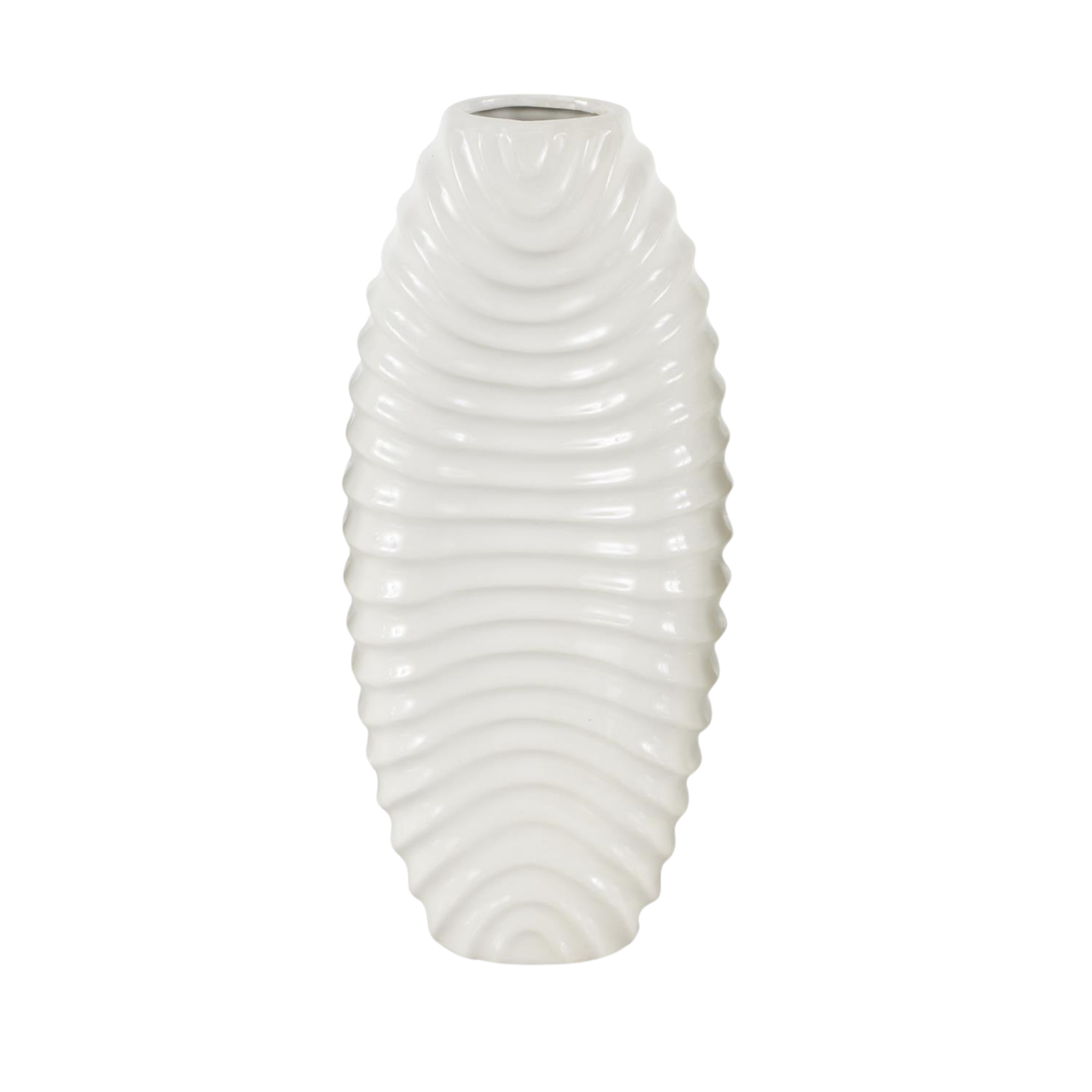 White Ceramic Dimensional Vase | 3 Styles